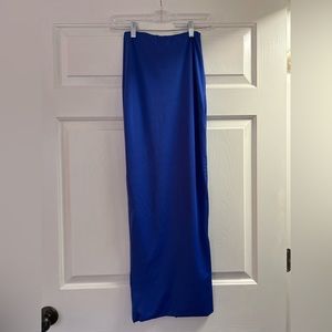 PRINCESS POLLY TIGHT COBALT BLUE MAXI SKIRT